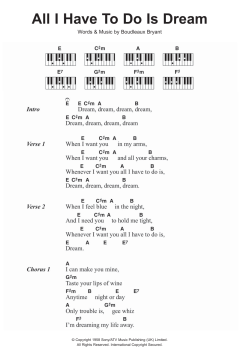 All I Have To Do Is Dream von The Everly Brothers (Download) 