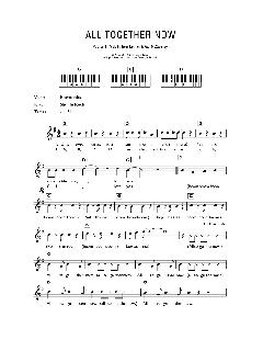 All Together Now von The Beatles (Download) 