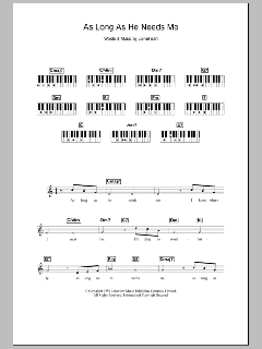 As Long As He Needs Me von Lionel Bart (Download) 