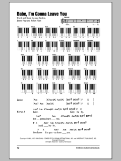 Babe, I'm Gonna Leave You von Led Zeppelin (Download) 