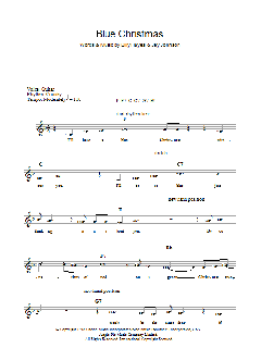 Blue Christmas von Elvis Presley (Download) 