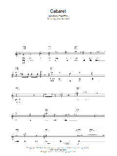 Cabaret von Fred Ebb (Download) 