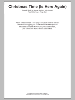 Christmas Time von The Beatles (Download) 