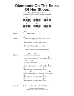 Diamonds On The Soles Of Her Shoes von Paul Simon (Download) 