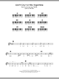 Don't Cry For Me Argentina von Andrew Lloyd Webber (Download) 