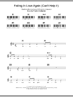 Falling In Love Again von Marlene Dietrich (Download) 