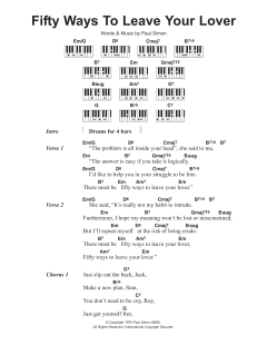 Fifty Ways To Leave Your Lover von Paul Simon (Download) 