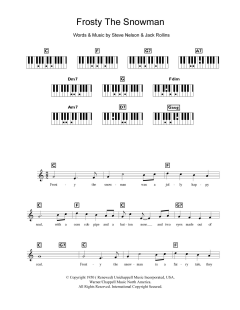 Frosty The Snowman von The Ronettes (Download) 