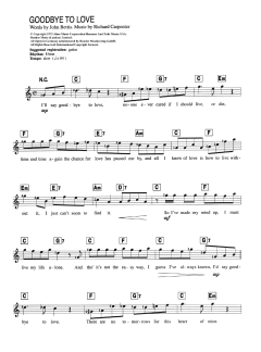 Goodbye To Love von The Carpenters (Download) 