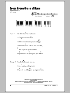 Green Green Grass Of Home von Porter Wagoner (Download) 