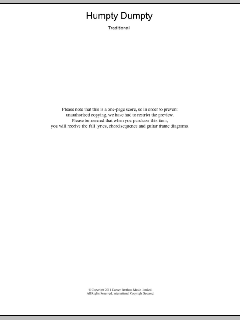Humpty Dumpty von Traditional (Download) 