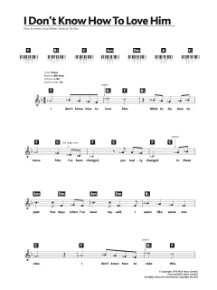 I Don't Know How To Love Him von Andrew Lloyd Webber (Download) 