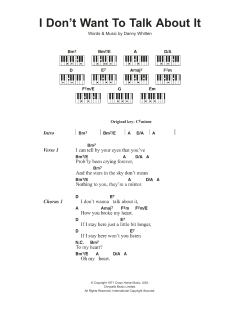 I Don't Want To Talk About It von Rod Stewart (Download) 