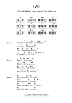 I Will von The Beatles (Download) 