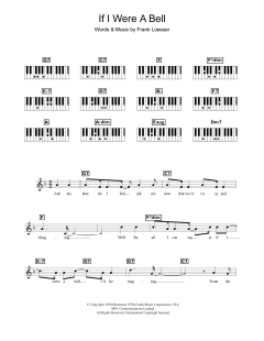 If I Were A Bell von Frank Loesser (Download) 