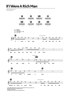 If I Were A Rich Man von Jerry Bock (Download) 