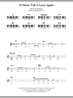 I'll Never Fall In Love Again von Hal David (Download) 