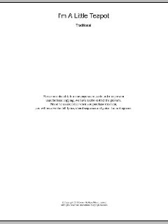 I'm A Little Teapot von Traditional (Download) 
