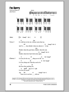 I'm Sorry von John Denver (Download) 