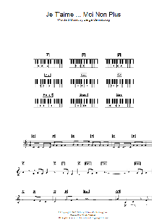 Je T'aime... Moi Non Plus von Serge Gainsbourg (Download) 