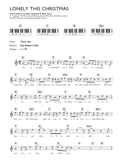 Lonely This Christmas von Mud (Download) 