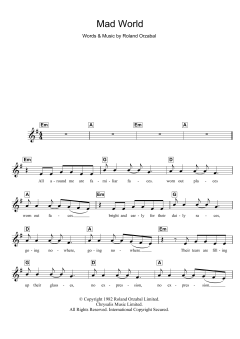 Mad World von Gary Jules (Download) 