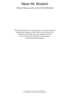 Mean Mr Mustard von The Beatles (Download) 