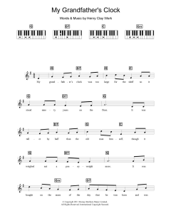 My Grandfather's Clock von Henry Clay Work (Download) 