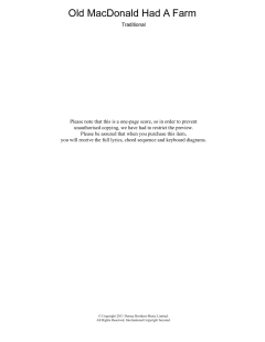 Old MacDonald Had A Farm von Traditional (Download) 