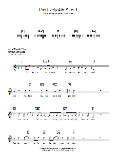 Positively 4th Street von Bob Dylan (Download) 