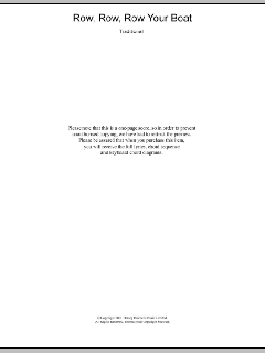 Row, Row, Row Your Boat von Traditional (Download) 