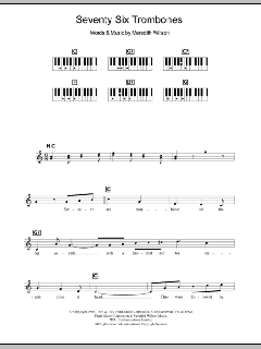 Seventy Six Trombones von Meredith Willson (Download) 