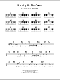 Standing On The Corner von Frank Loesser (Download) 
