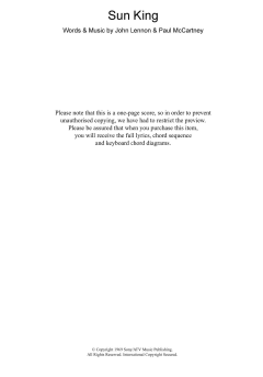 Sun King von The Beatles (Download) 