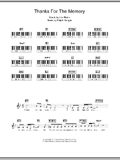 Thanks For The Memory von Bob Hope (Download) 