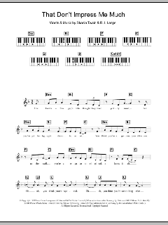 That Don't Impress Me Much von Shania Twain (Download) 