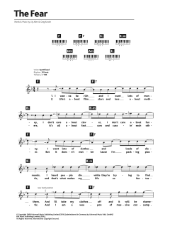 The Fear von Lily Allen (Download) 