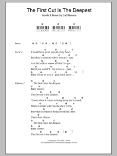 The First Cut Is The Deepest von Cat Stevens (Download) 