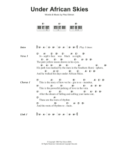 Under African Skies von Paul Simon (Download) 
