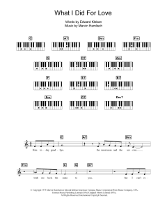 What I Did For Love von Marvin Hamlisch (Download) 