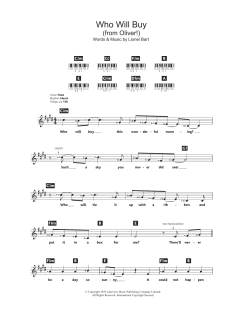 Who Will Buy von Lionel Bart (Download) 