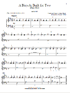 A Bicycle Built For Two von Harry Dacre (Download) 