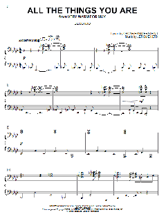 All The Things You Are von Jerome Kern (Download) 