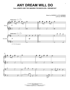 Any Dream Will Do von Andrew Lloyd Webber (Download) 