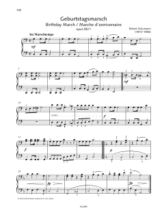 Birthday March op. 85 No. 1 von Robert Schumann (Download) 