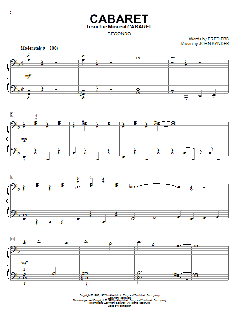 Cabaret von Fred Ebb (Download) 