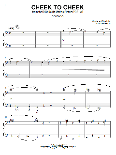 Cheek To Cheek von Irving Berlin (Download) 