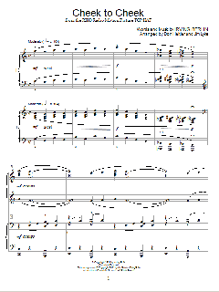 Cheek To Cheek von Irving Berlin (Download) 