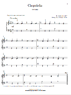 Chopsticks von Arthur de Lulli (Download) 