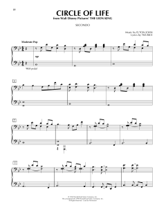 Circle Of Life von Elton John (Download) 